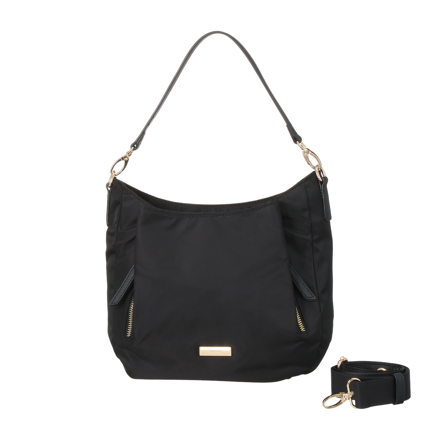 モニカ はっ水・軽量 グロッシーナイロン ２ウェイショルダーバッグ