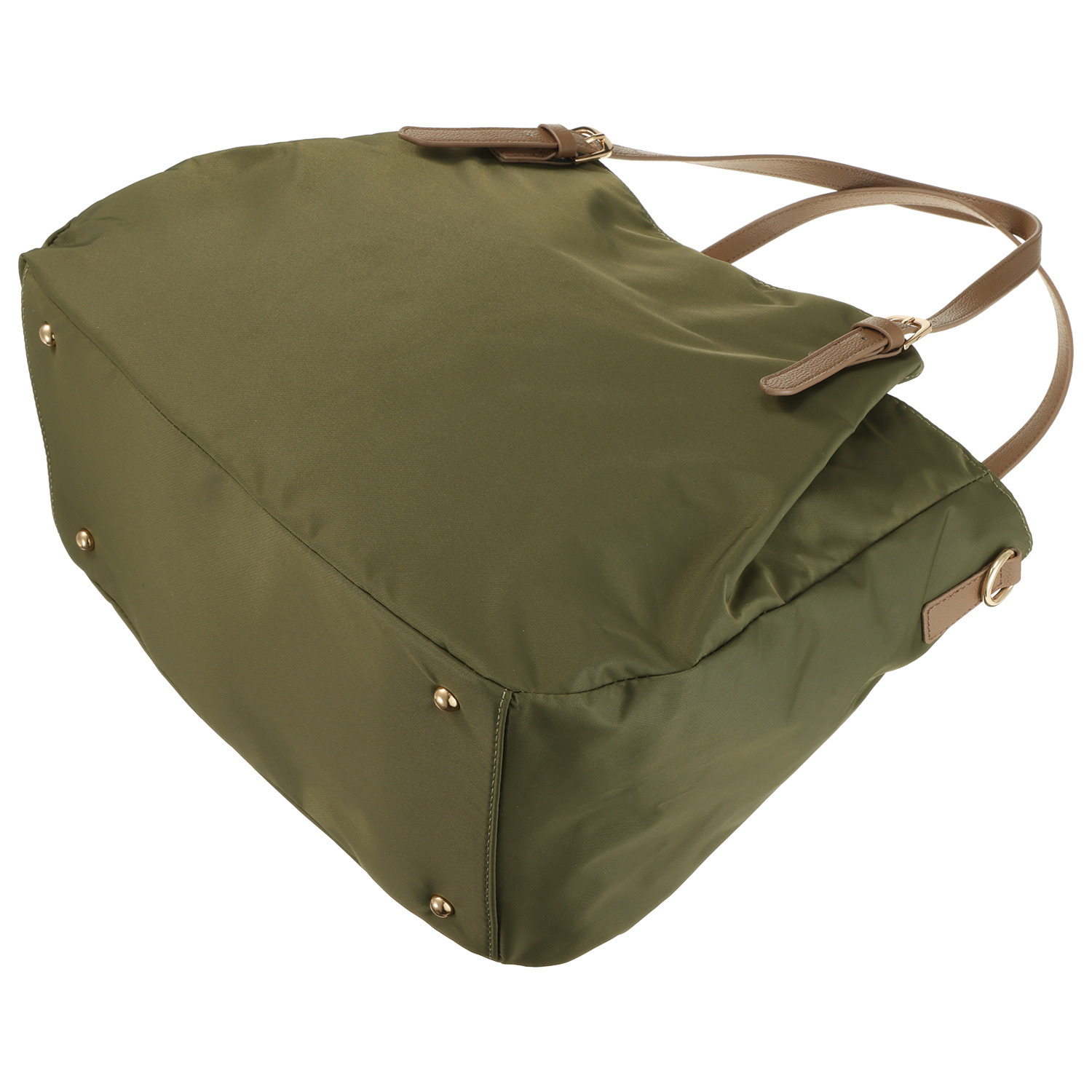 モニカ はっ水・軽量 グロッシーナイロン ２ウェイトートバッグ