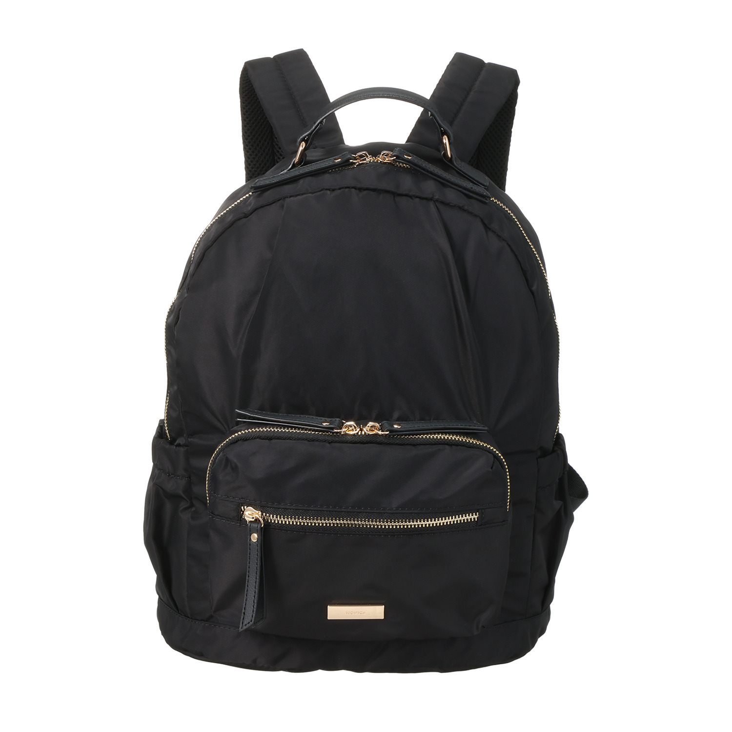 モニカ はっ水・軽量 グロッシーナイロン ギャザーバックパック