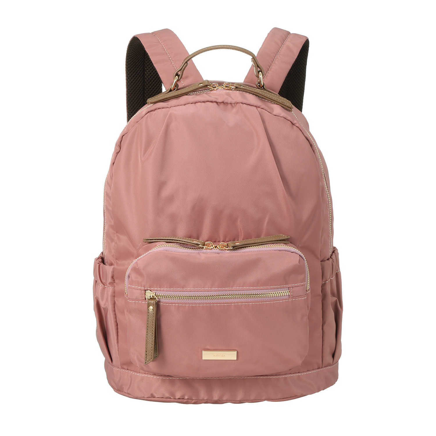 モニカ はっ水・軽量 グロッシーナイロン ギャザーバックパック