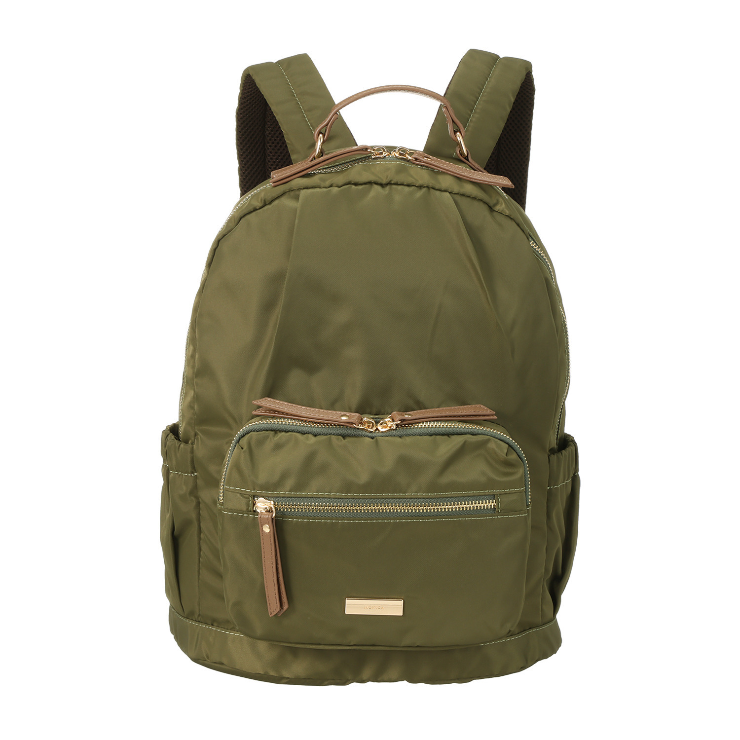 モニカ はっ水・軽量 グロッシーナイロン ギャザーバックパック