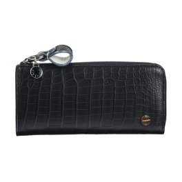 チビナイル クロコダイル Ｌ字ファスナー 横長ウォレット