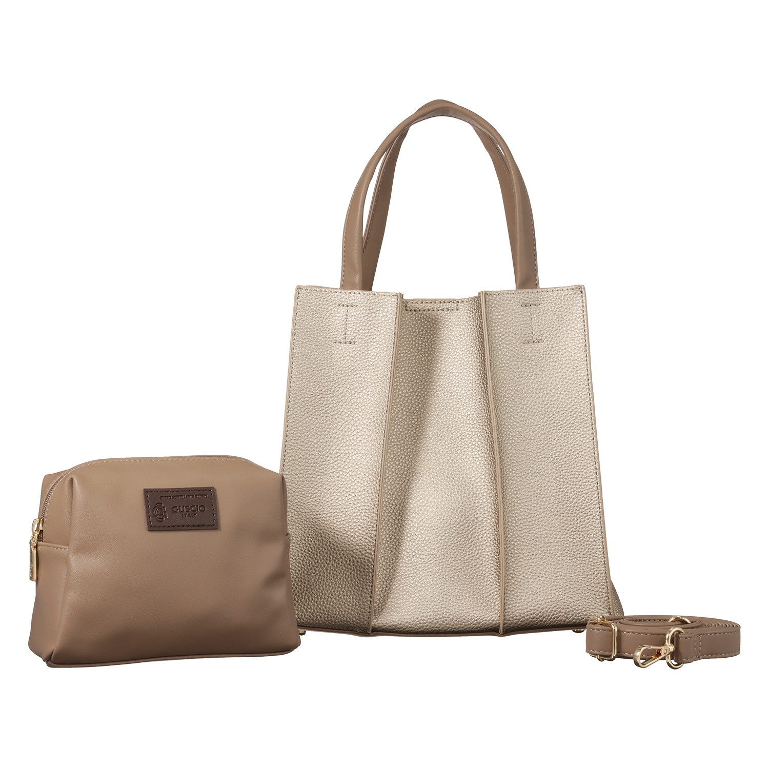 グッシオイタリー ２ウェイトートバッグ ＜ポーチ付＞