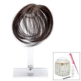 ぺスカ ビューティーサロン発 クリップ不要!白髪特化型 簡単キレイボリューム演出 ポイントウィッグ “チャチャ”<ショート> ケアスプレー& コーム&ポーチ付きセット