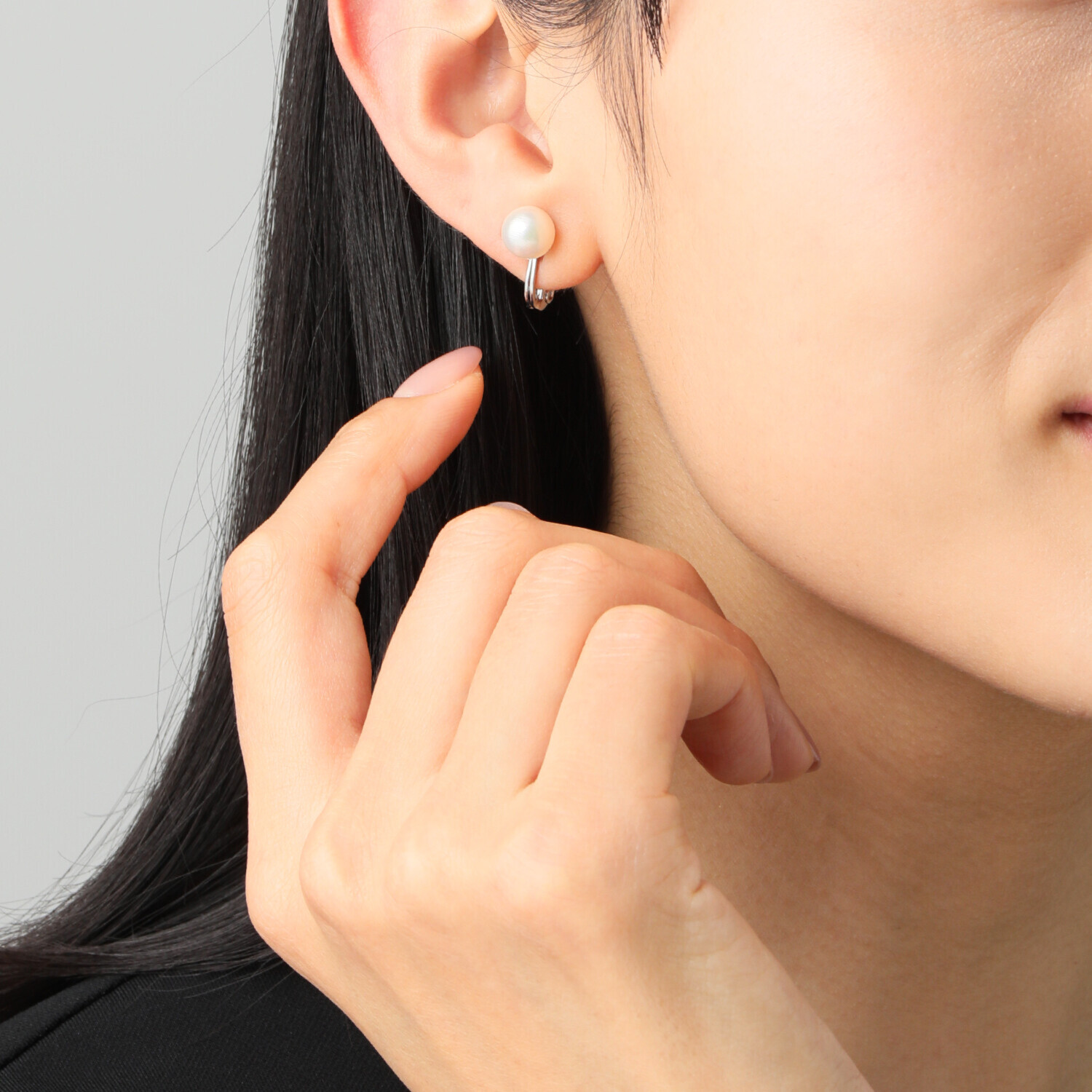 プレミアムパール 泉州の職人技 ８ｍｍＵＰ 貝パール スタッド イヤリング／ピアス