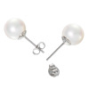 プレミアムパール 泉州の職人技 ９ｍｍＵＰ 貝パール スタッド イヤリング／ピアス