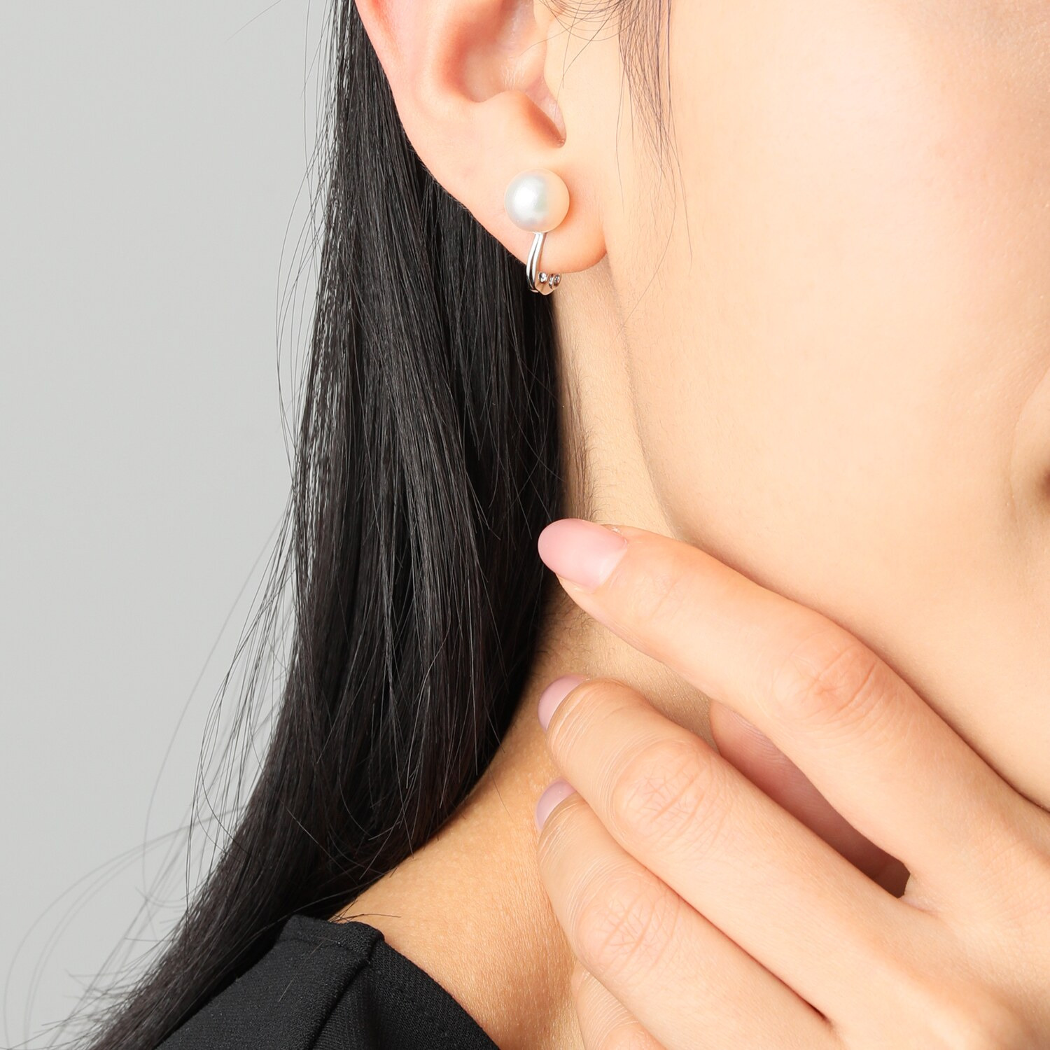 プレミアムパール 泉州の職人技 ９ｍｍＵＰ 貝パール スタッド イヤリング／ピアス