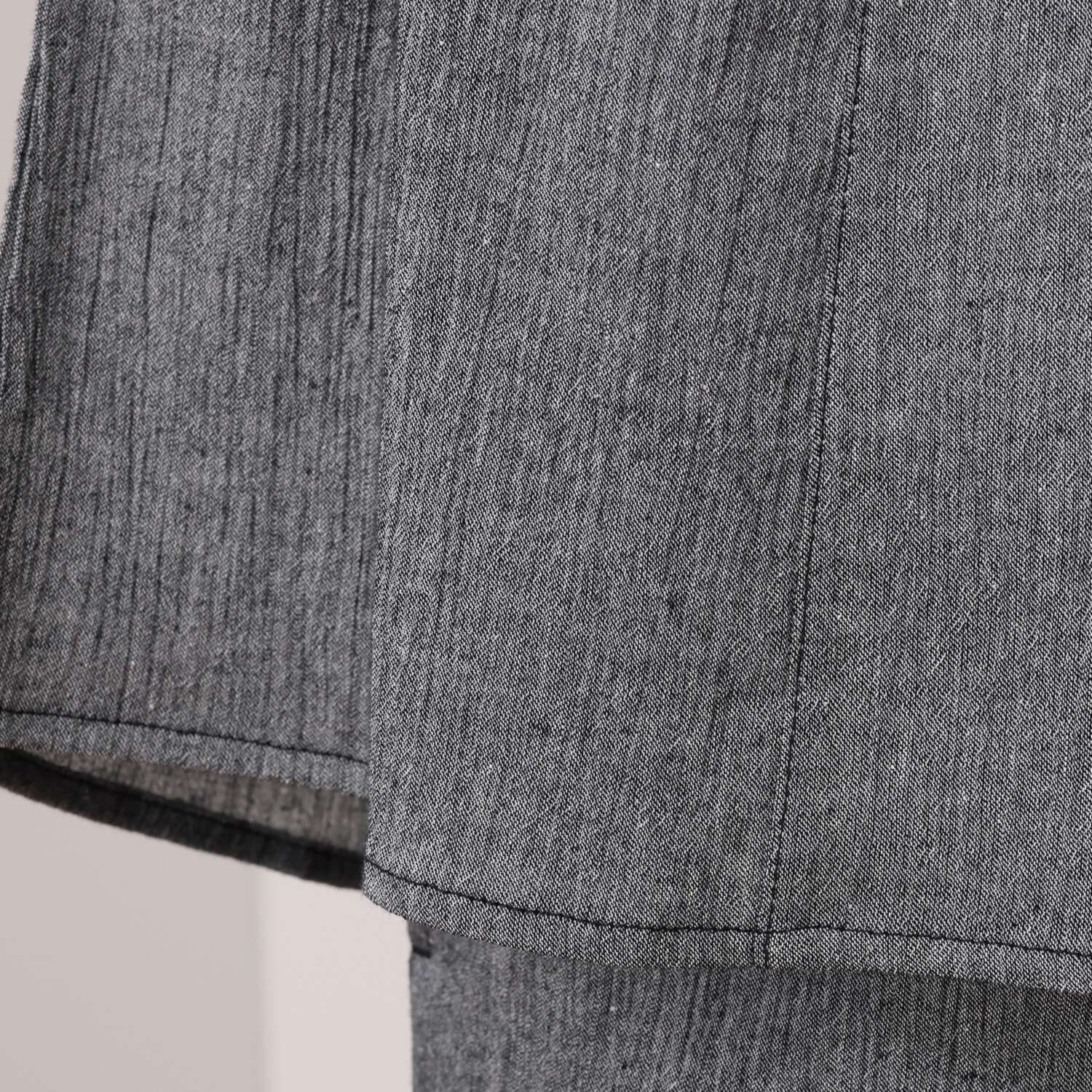 リラキュート 吸水速乾 綿１００％クレープ サイドギャザーＴシャツ＆ 切替フリル七分丈パンツ