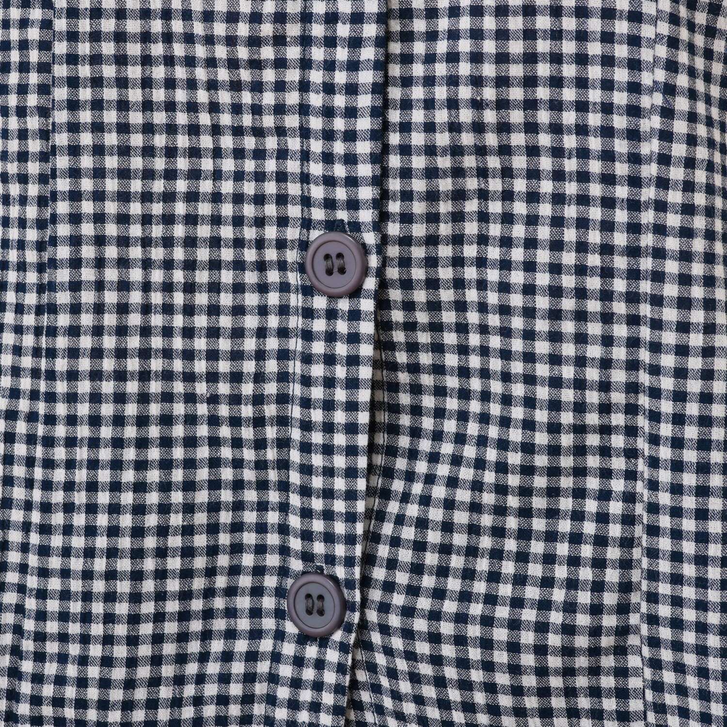 リラキュート 吸水速乾 綿１００％クレープ 前開きトップス