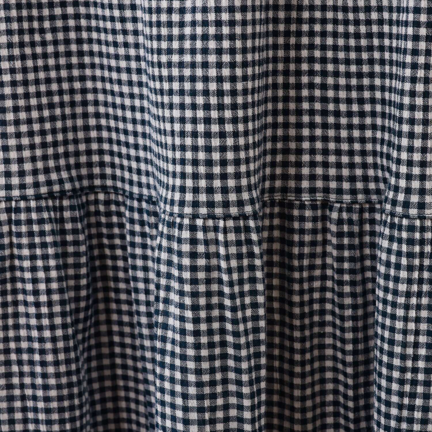 リラキュート 吸水速乾 綿１００％クレープ フリルスリーブ ティアードワンピース