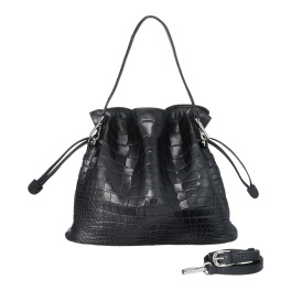 アルムコ ソフトマットクロコダイル ２ウェイショルダーバッグ
