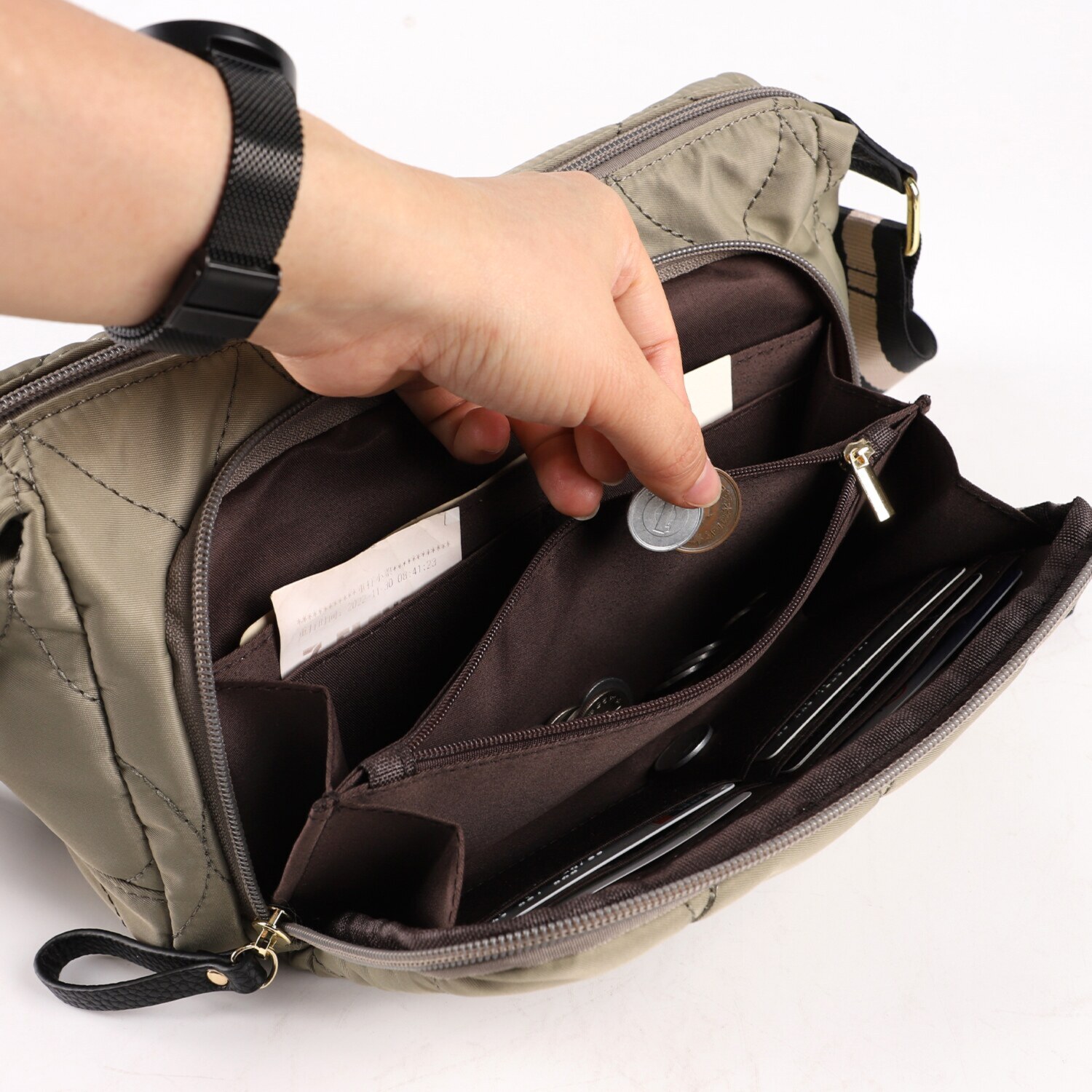 リズデイズ キルティング お財布ショルダーバッグ