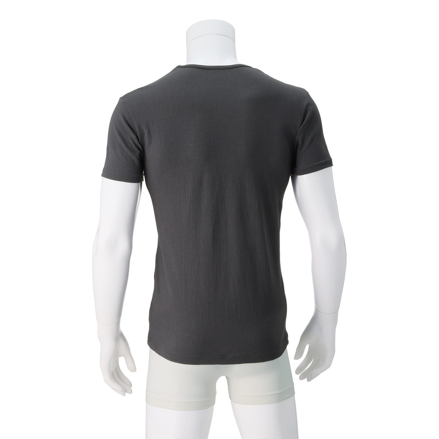 オトコの涼活 綿混ニット楊柳 Ｖネック 半袖シャツ同色２枚セット ＜メンズ＞