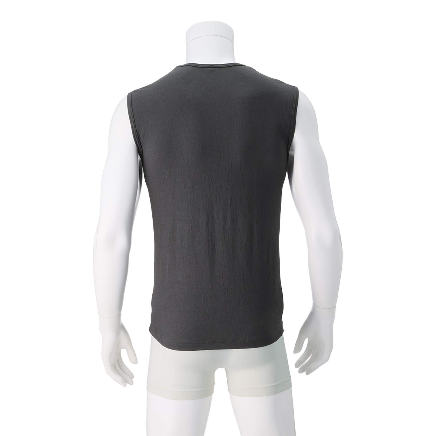 オトコの涼活 綿混ニット楊柳 スリーブレスシャツ 同色２枚セット ＜メンズ＞