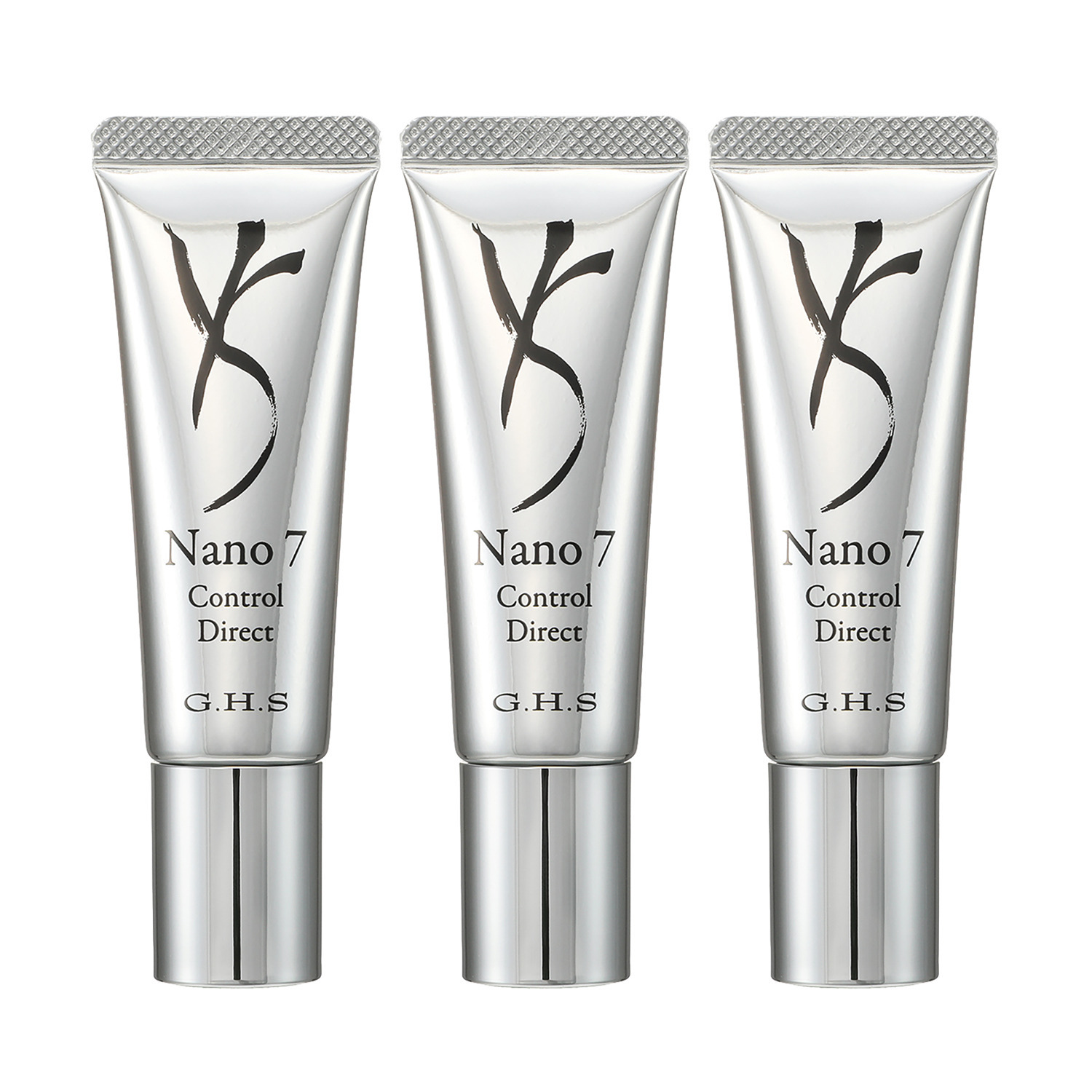 ジーエイチエス 独自技術を用いて開発 ハリ潤いのある頭皮へ ナノ　７ コントロール　ダイレクト ３本セット
