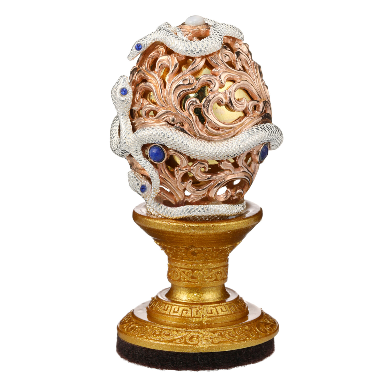 ガムランボール ホームガムランボール 莫大な金財の象徴 ＜白蛇の夢＞ 〜財福・満願成就・ 　家運・安息〜