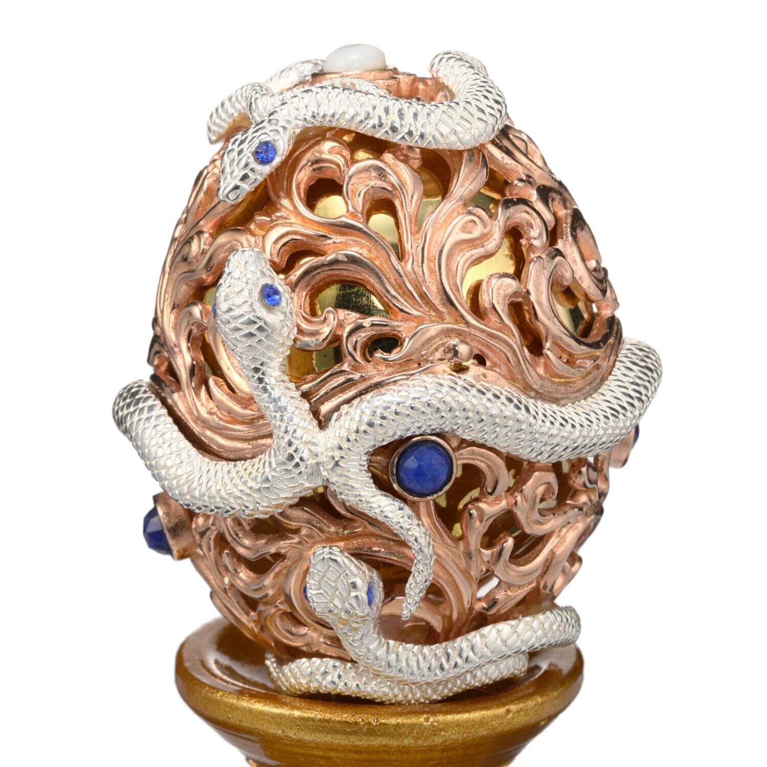 ガムランボール ホームガムランボール 莫大な金財の象徴 ＜白蛇の夢＞ 〜財福・満願成就・ 　家運・安息〜