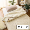 快眠博士　驚きの暖かさと 抜群のやわらかさ！ 厳選ラムズウール使用！ “ザ・プレミアム 　ソフゥール２” 掛け毛布＜クイーン＞