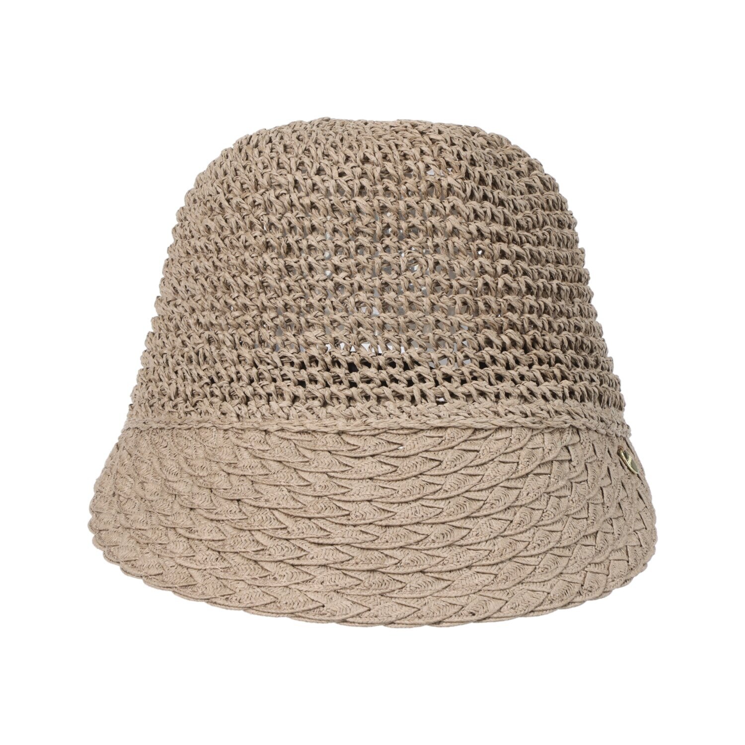 ジョナータ ＵＶカット 手編み＆ブレードブリム バイザーキャップ