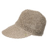ジョナータ ＵＶカット 手編み＆ブレードブリム バイザーキャップ
