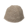 ジョナータ ＵＶカット 手編み＆ブレードブリム バイザーキャップ
