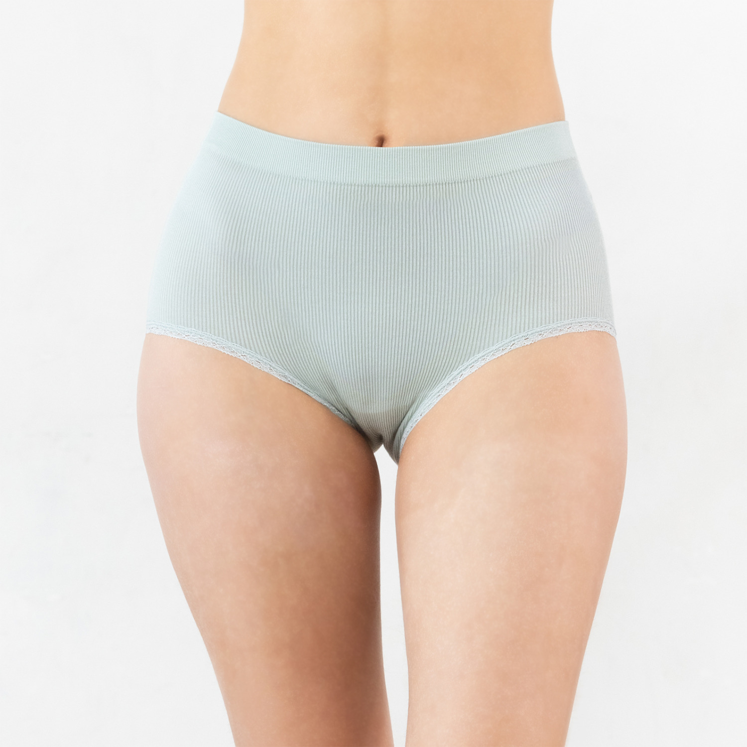 美人工房 抗菌防臭 なめらかモダール混 リブショーツ４枚セット