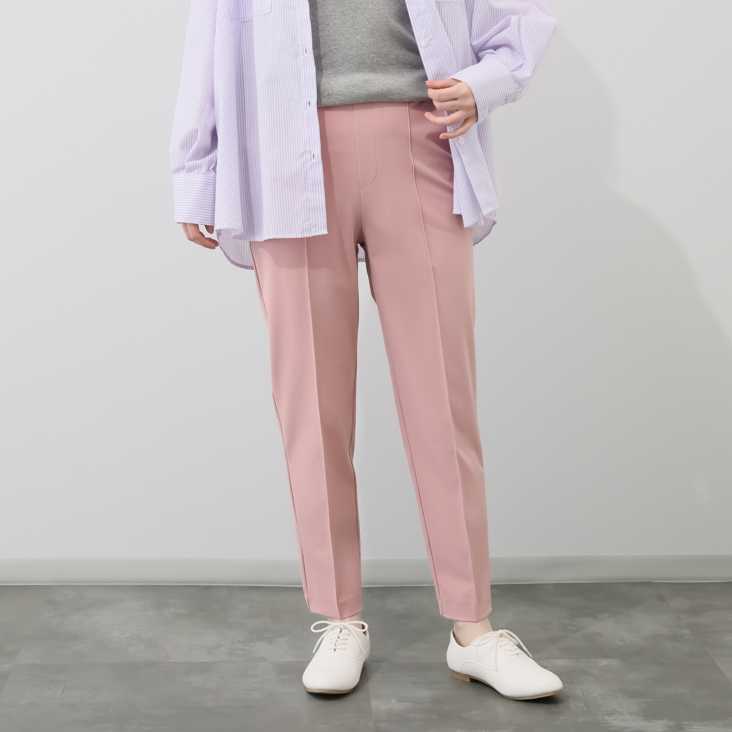 ＴＡＫＵＭＩＢＡ 接触冷感・速乾・防シワ サーラドライ テーパードパンツ ＜股下６５ｃｍ＞