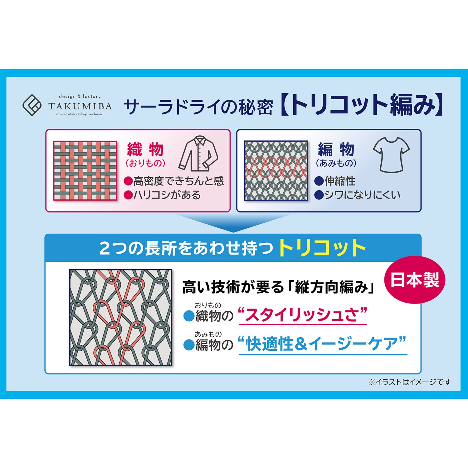 ＴＡＫＵＭＩＢＡ 接触冷感・速乾・防シワ サーラドライ テーパードパンツ ＜股下６５ｃｍ＞