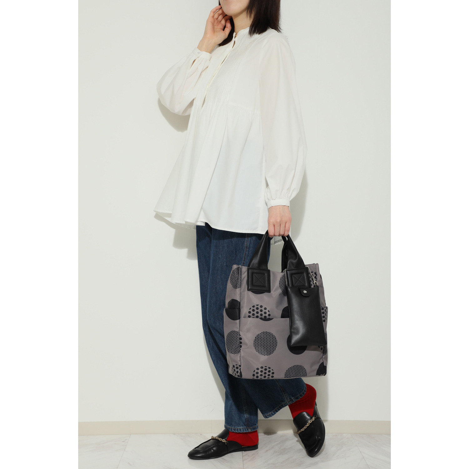 ビースター はっ水 ７ポケット トートリュック ＜スマホポーチ付＞