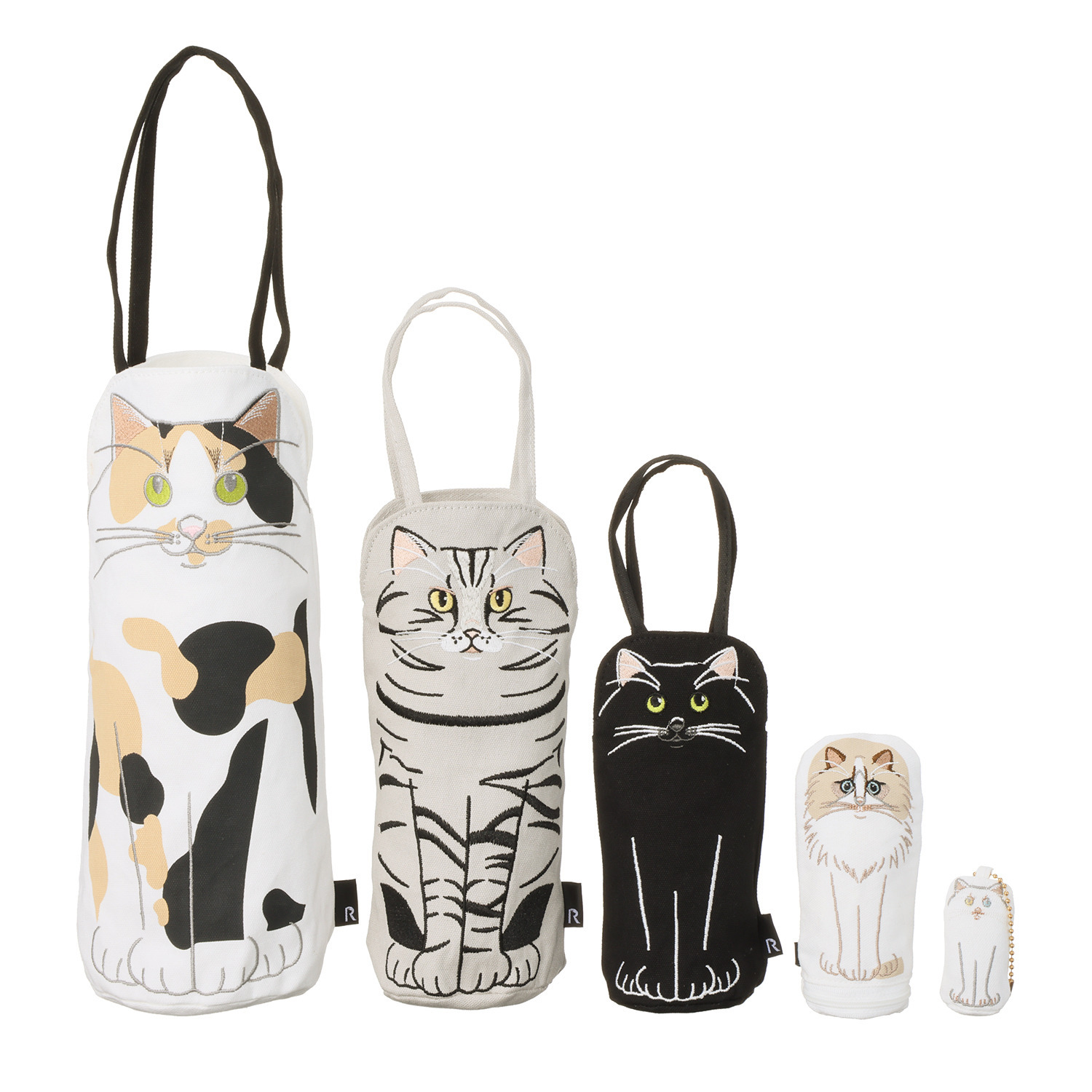 ルートート ５匹の猫と一緒に お出かけが楽しめる！ バッグ＆小物の５点セット ＜ネコリョーシカ＞