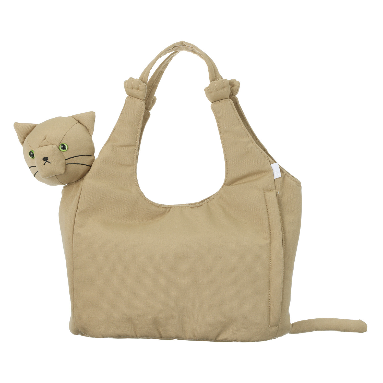 ルートート 猫ちゃんとお出かけ！ 肩や腕にぶら下がる のんびりネコトートバッグ ＜ブラブラネコ＞