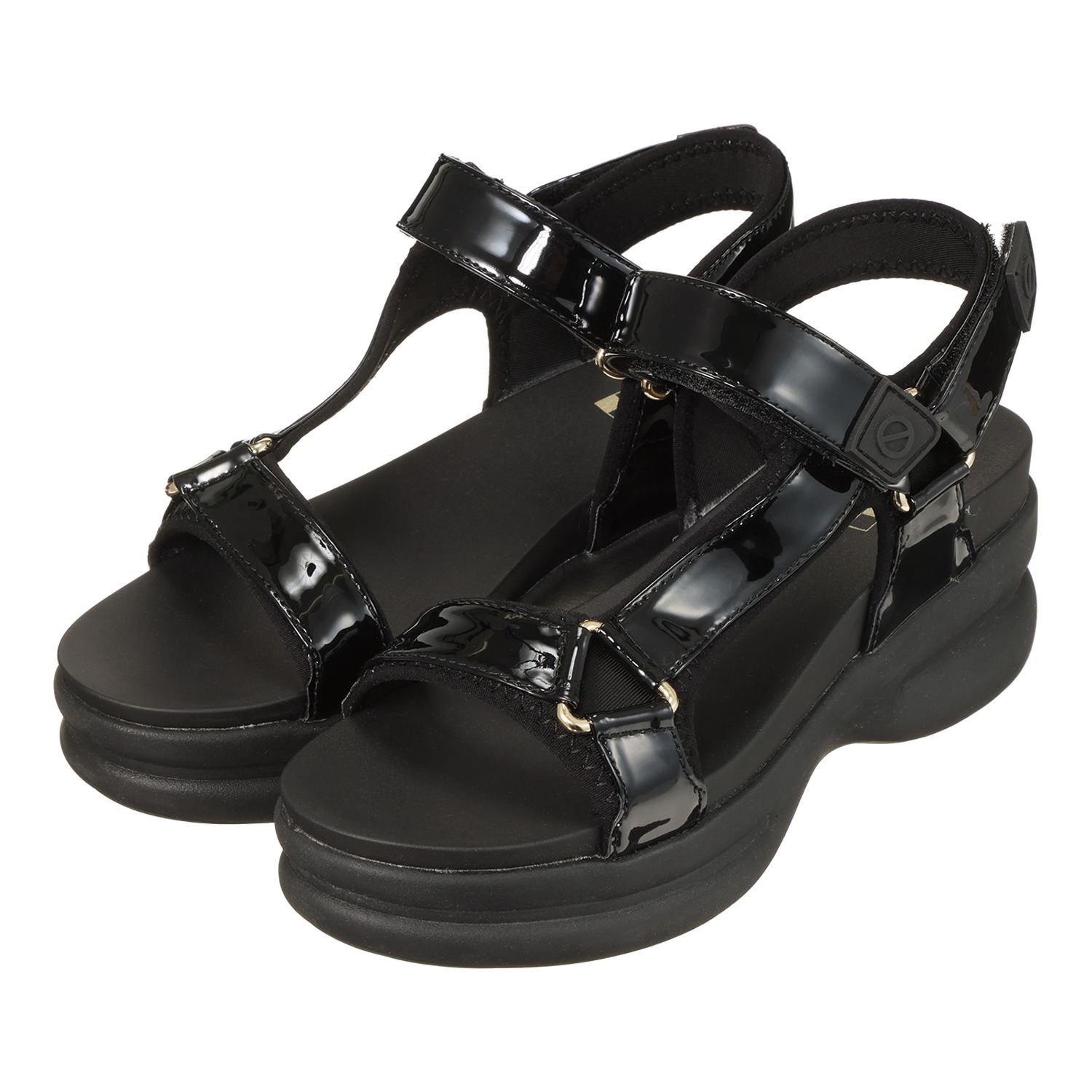 ノーネーム 厚底サンダル “コンクリート”