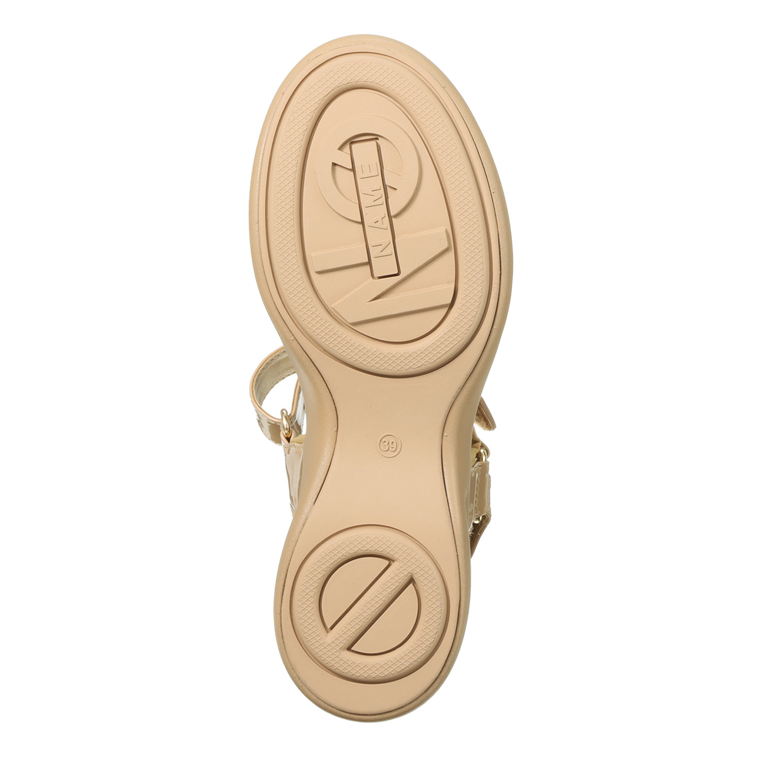 ノーネーム 厚底サンダル “コンクリート”