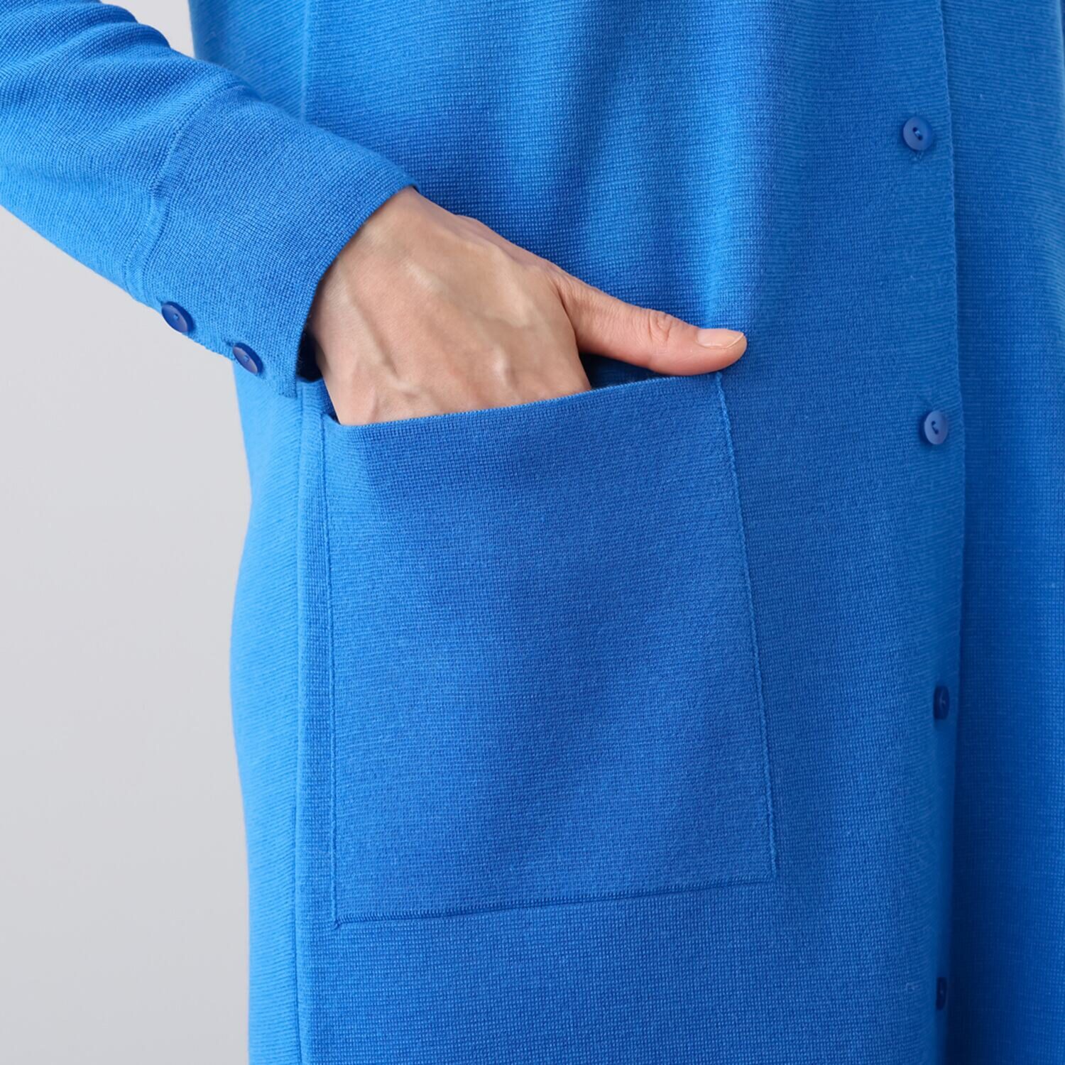 アズイズ　ビーマイセルフ バイ　ネイチャーズ ウールシルク ミラノリブ 襟付ワンピース