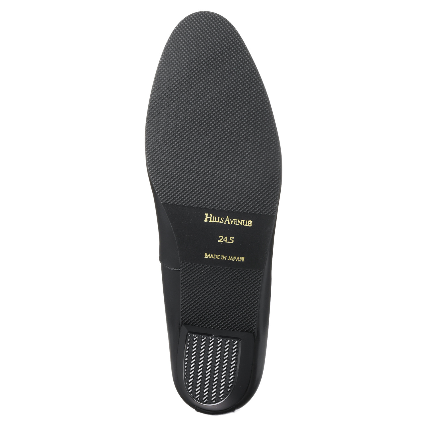 ヒルズアヴェニュー ＜日本製＞ シープレザー ローヒールパンプス