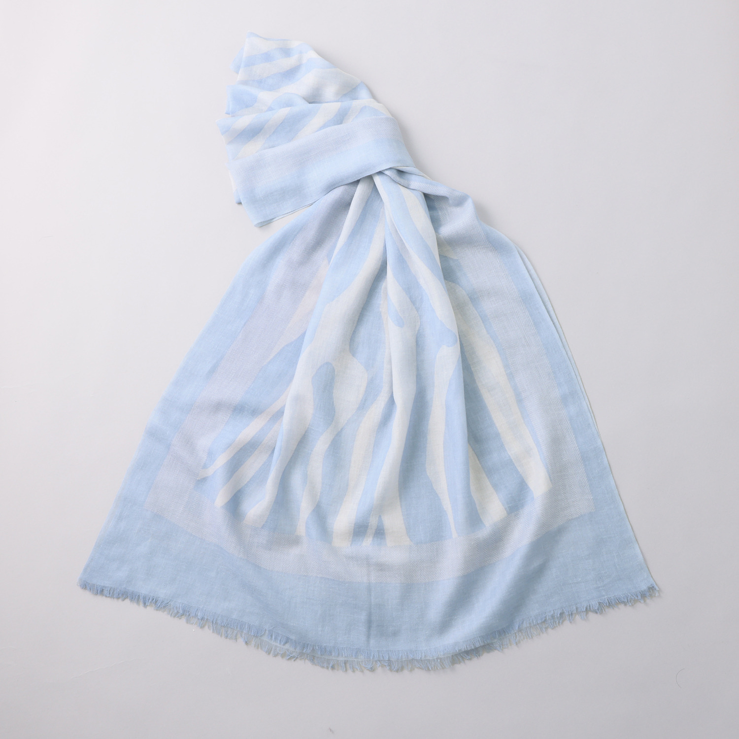 ティエドゥール さらさら＆なめらか カシミヤリネン 梳毛ストール