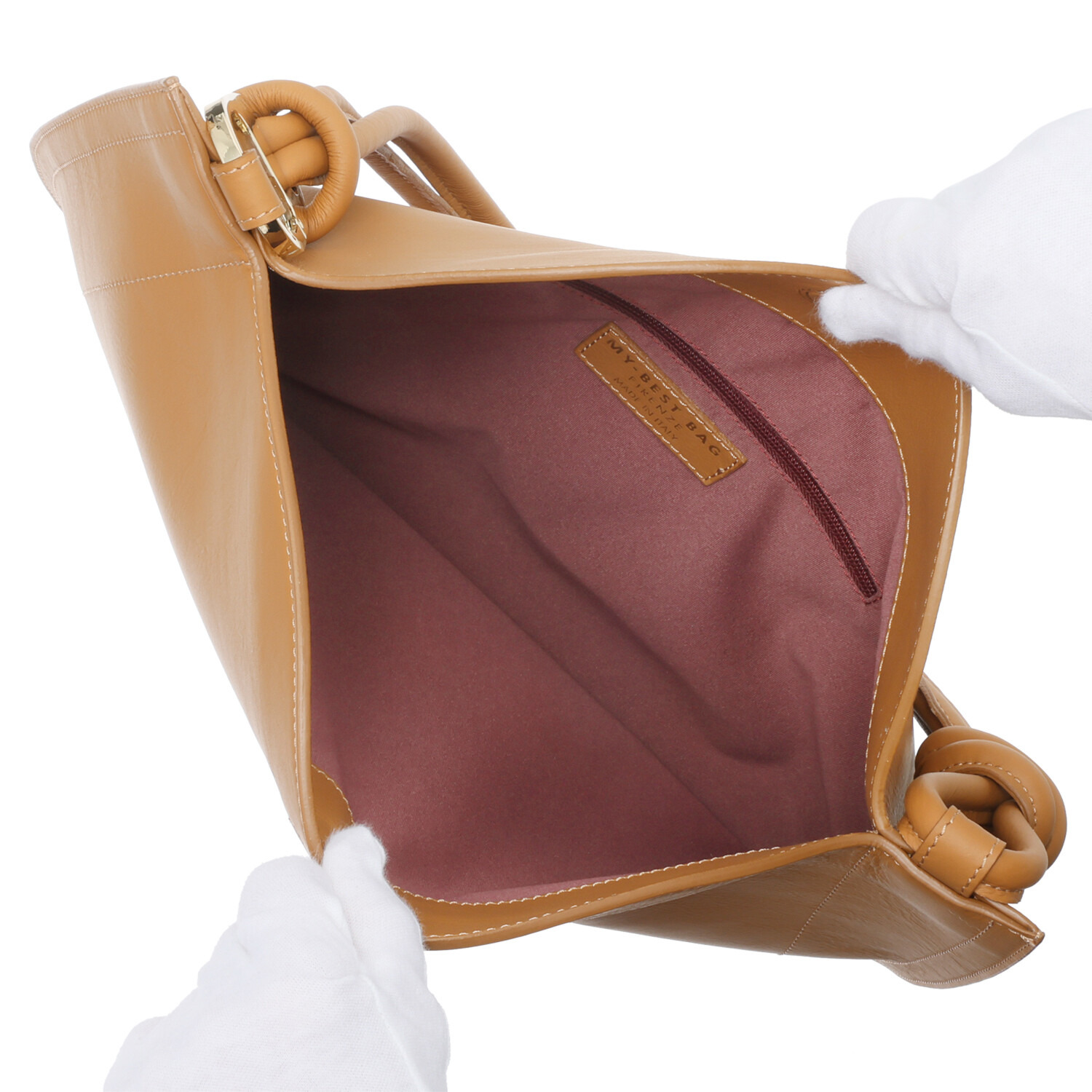 マイベストバッグ イタリア製 サークル型 セミショルダーバッグ