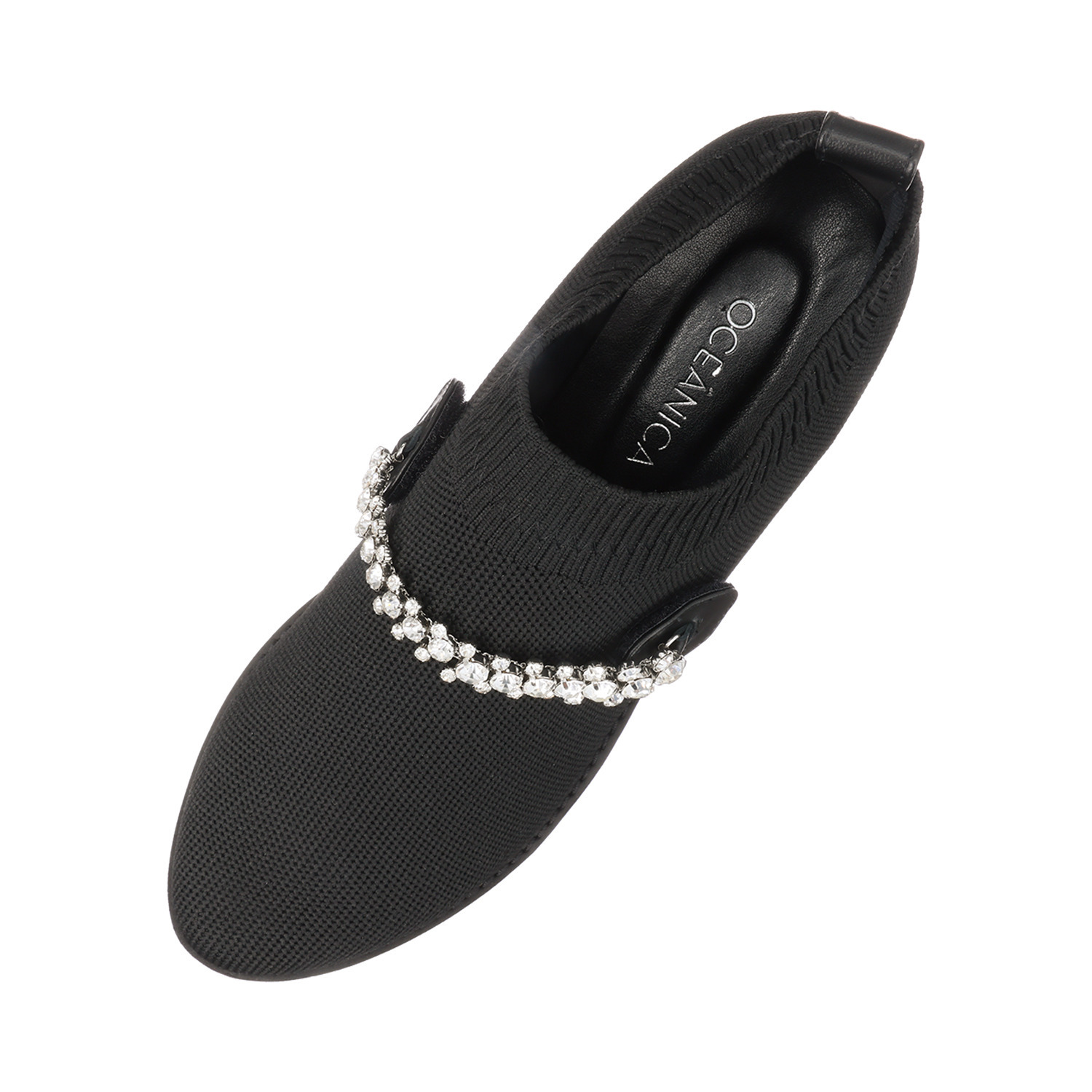 オセアニカ ＜日本製＞ ビジュウモティーフ ニットスリッポン