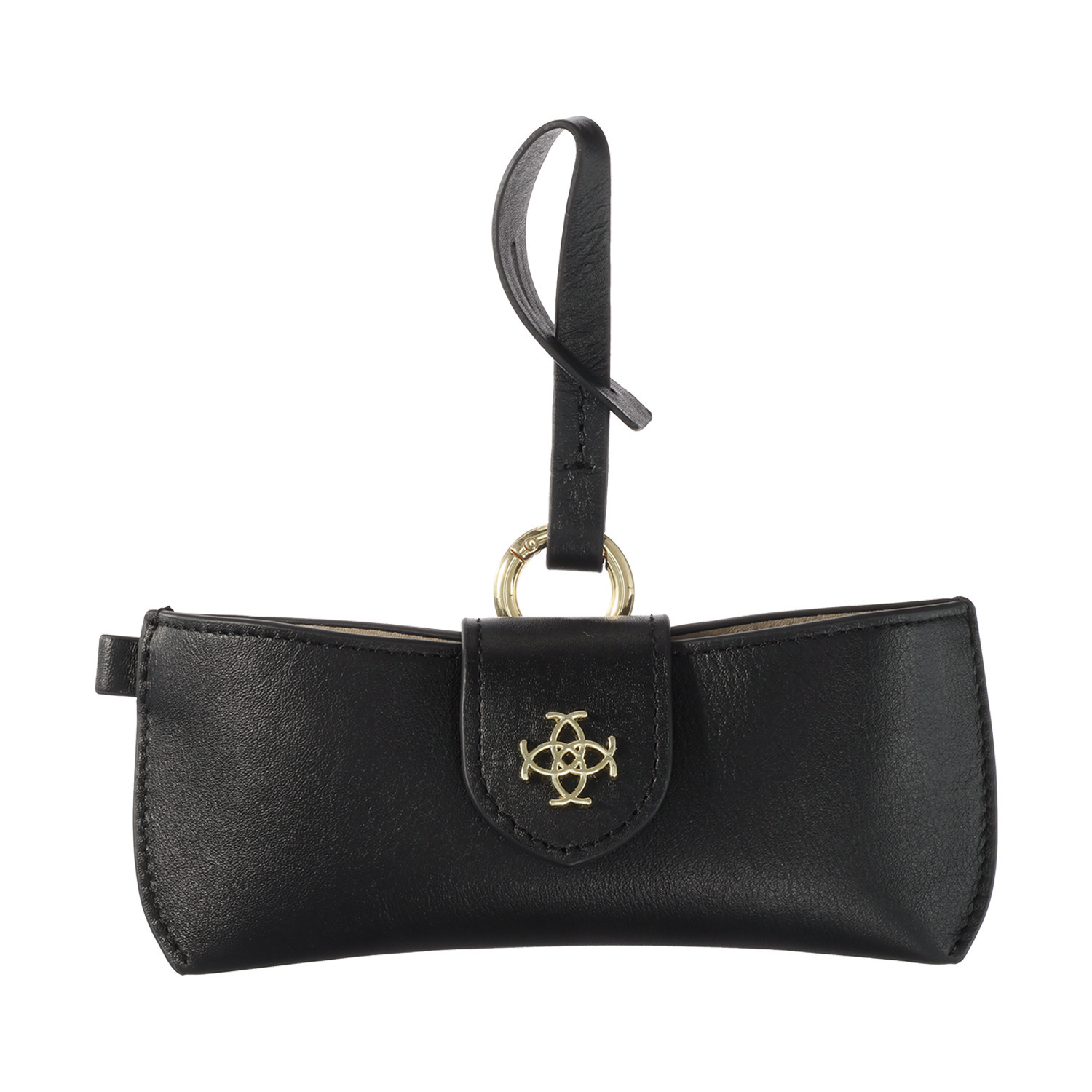 カワカラ マルチアレンジ チャーム型 レザーメガネケース