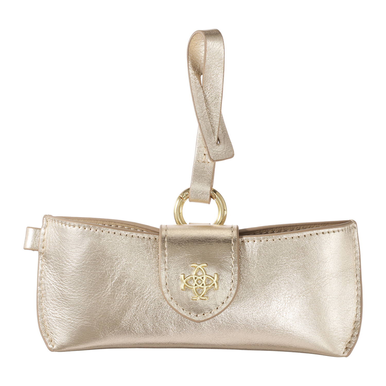 カワカラ マルチアレンジ チャーム型 レザーメガネケース