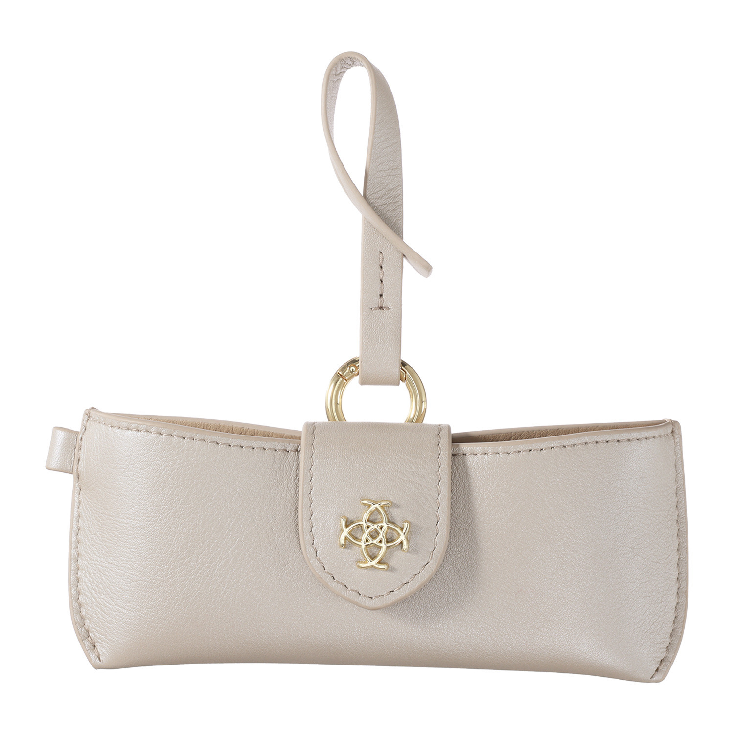 カワカラ マルチアレンジ チャーム型 レザーメガネケース