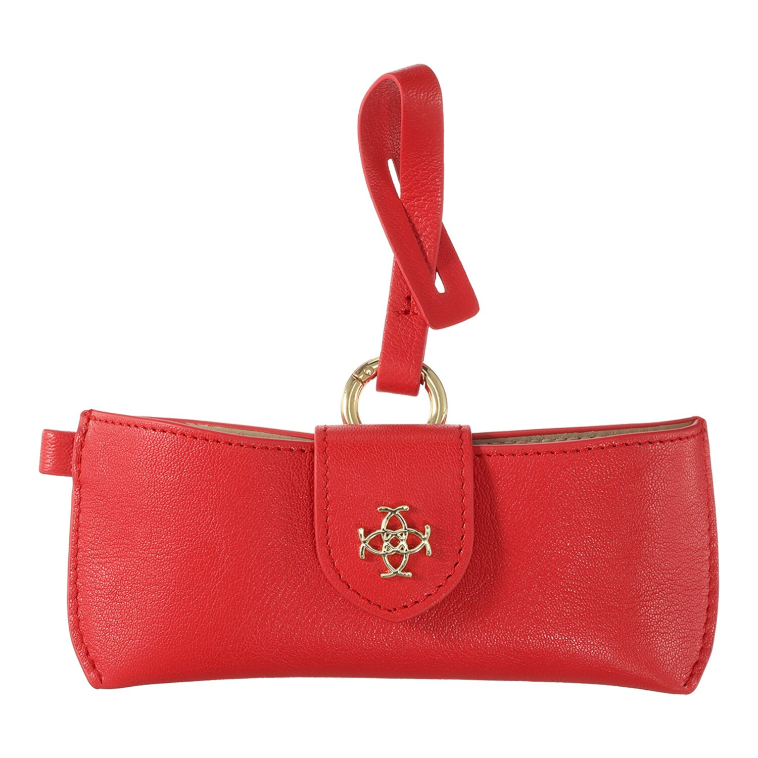 カワカラ マルチアレンジ チャーム型 レザーメガネケース