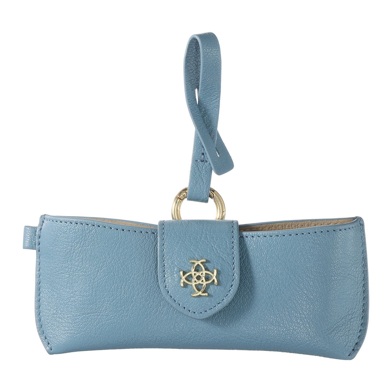 カワカラ マルチアレンジ チャーム型 レザーメガネケース