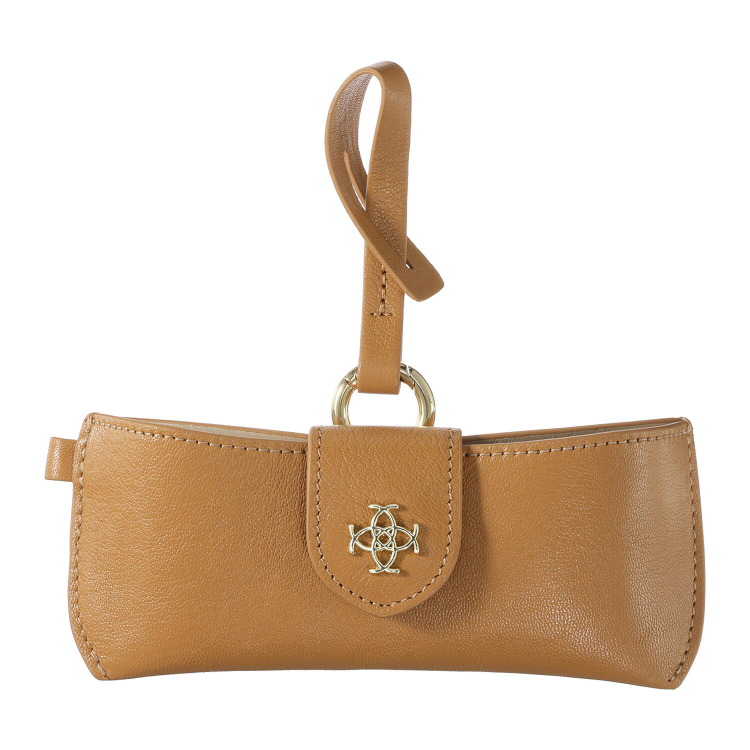 カワカラ マルチアレンジ チャーム型 レザーメガネケース