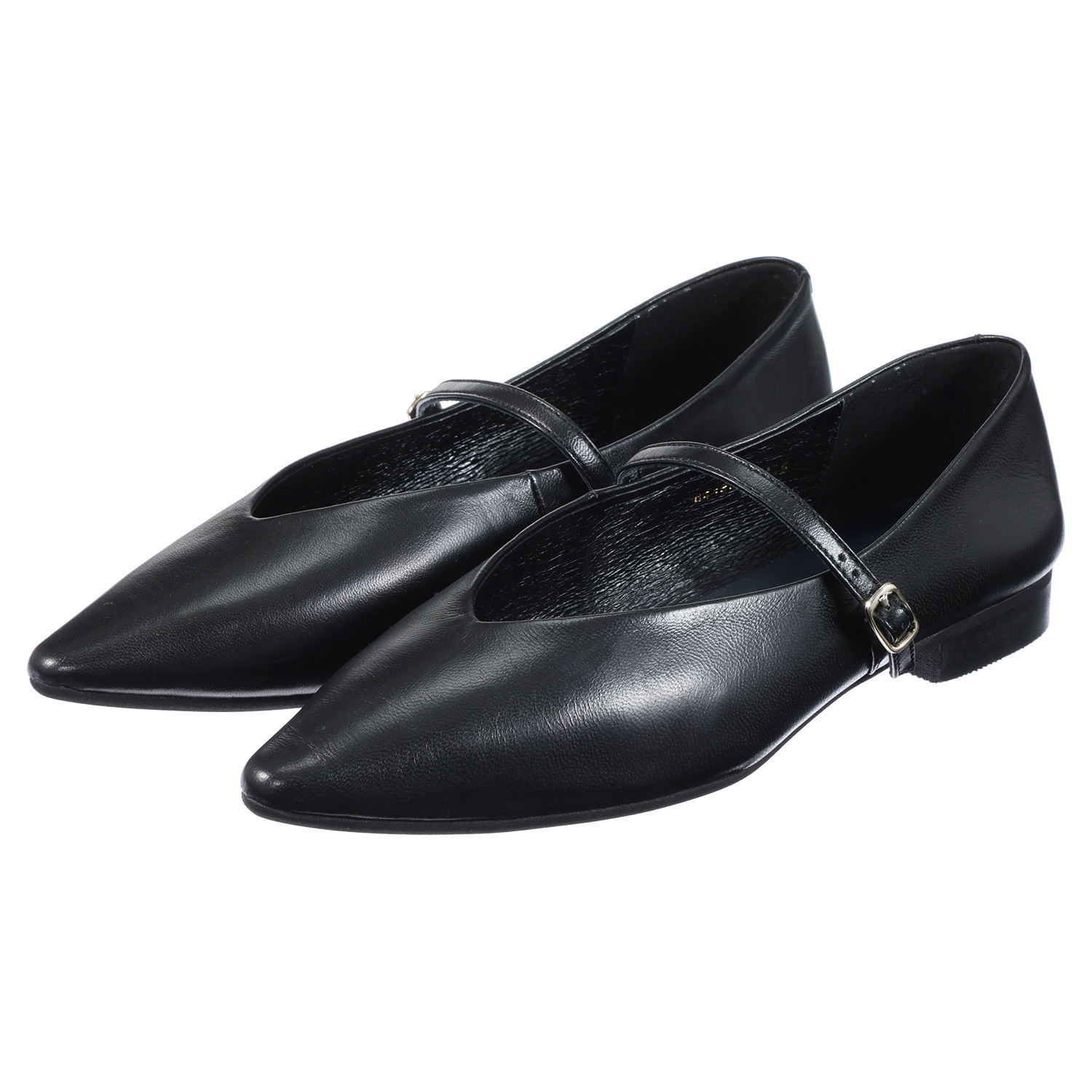 卑弥呼 本革 メリージェーン フラットパンプス