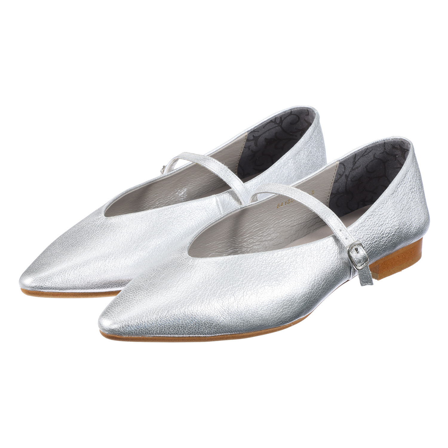 卑弥呼 本革 メリージェーン フラットパンプス