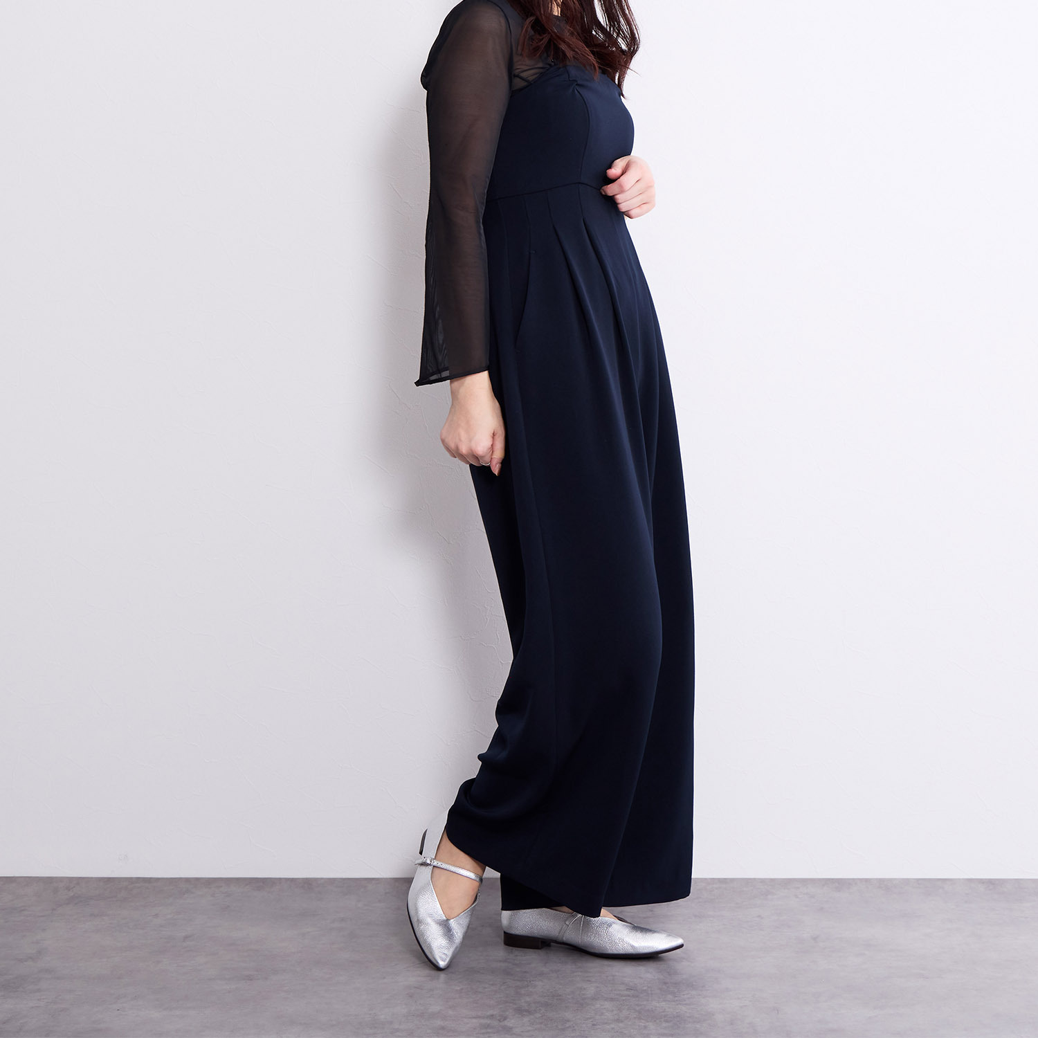 卑弥呼 本革 メリージェーン フラットパンプス