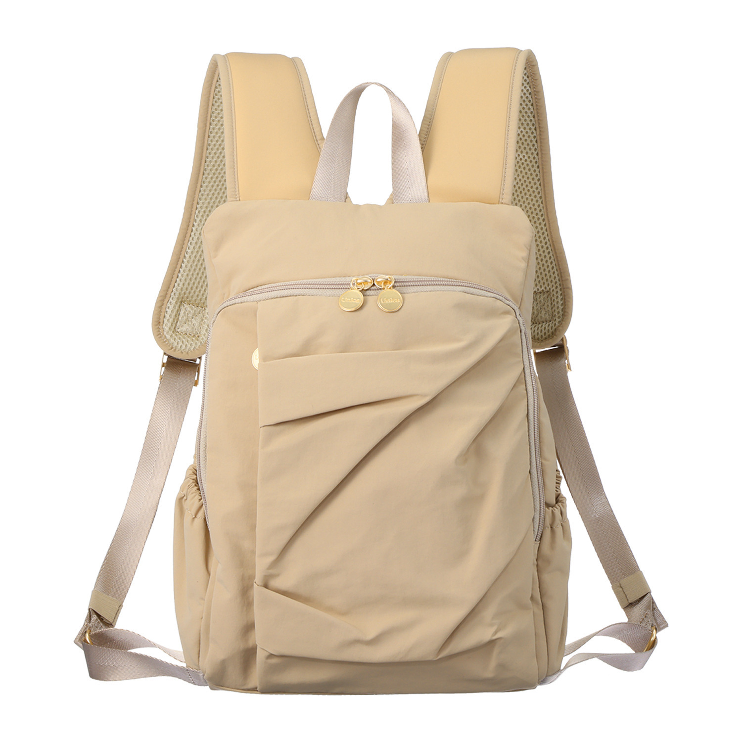 ウニカ 身体のラインに寄り添う 軽量 タックポケットリュック