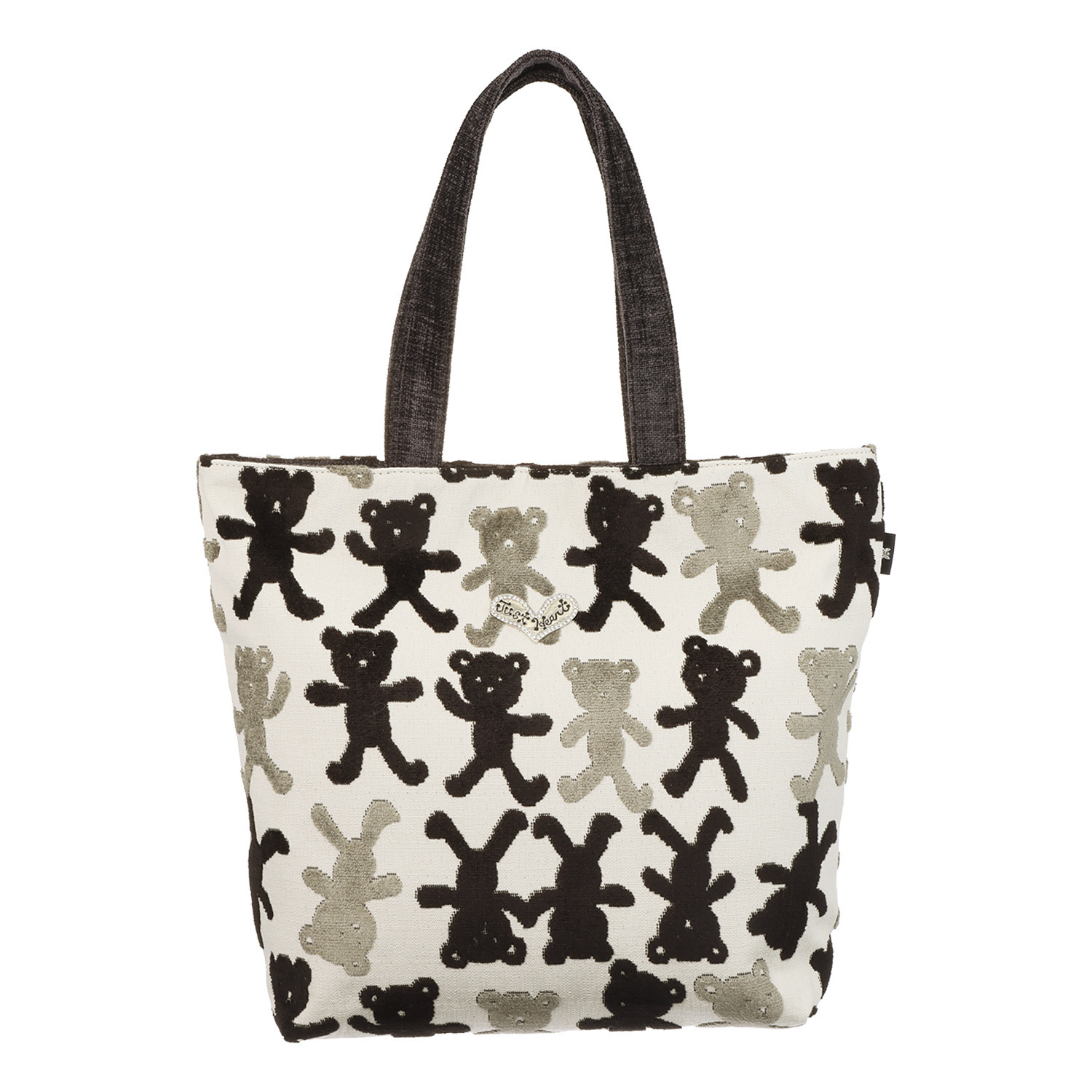 シンクビー！ ジャスト　ハート トートバッグ “ミスタークマちゃん”