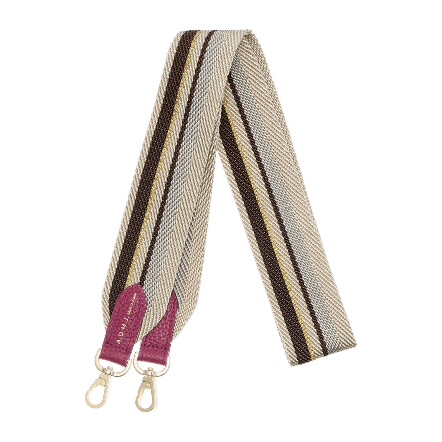 エーディーエムジェイ イタリア製テープ使用 ストラップ